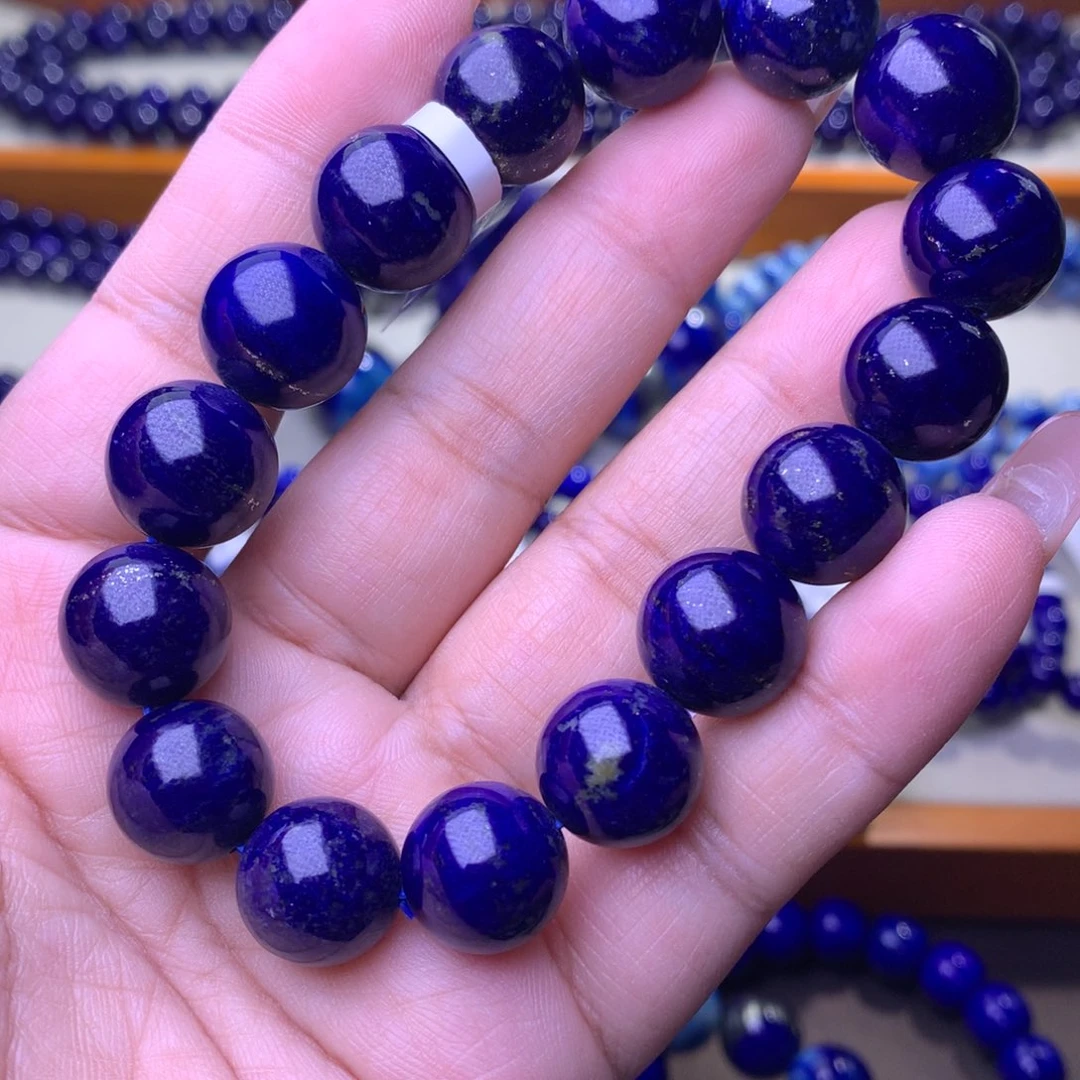 青金石未镶嵌手串13.5m