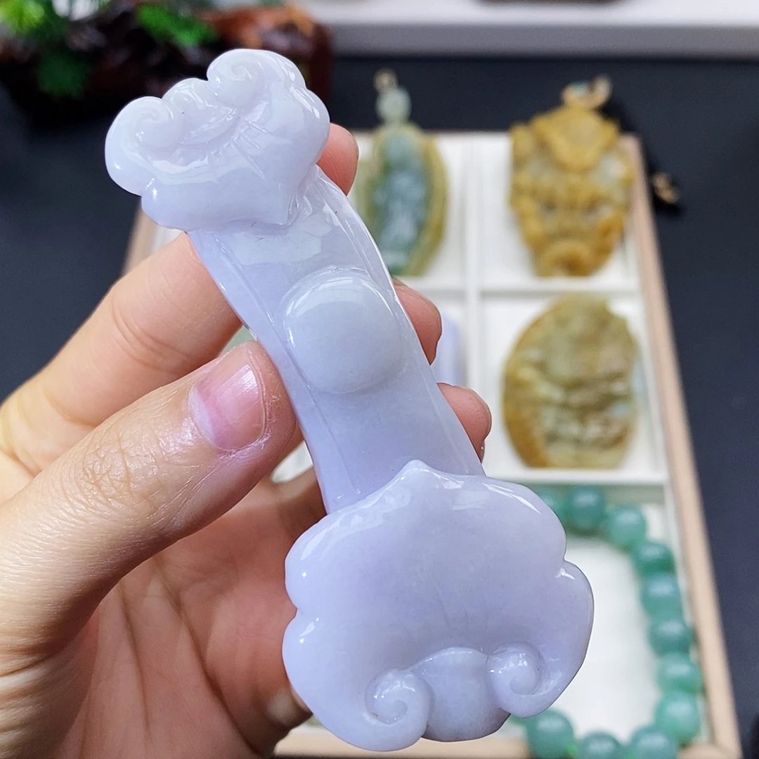 颈饰未镶嵌翡翠卿**轻缅甸翡翠a货