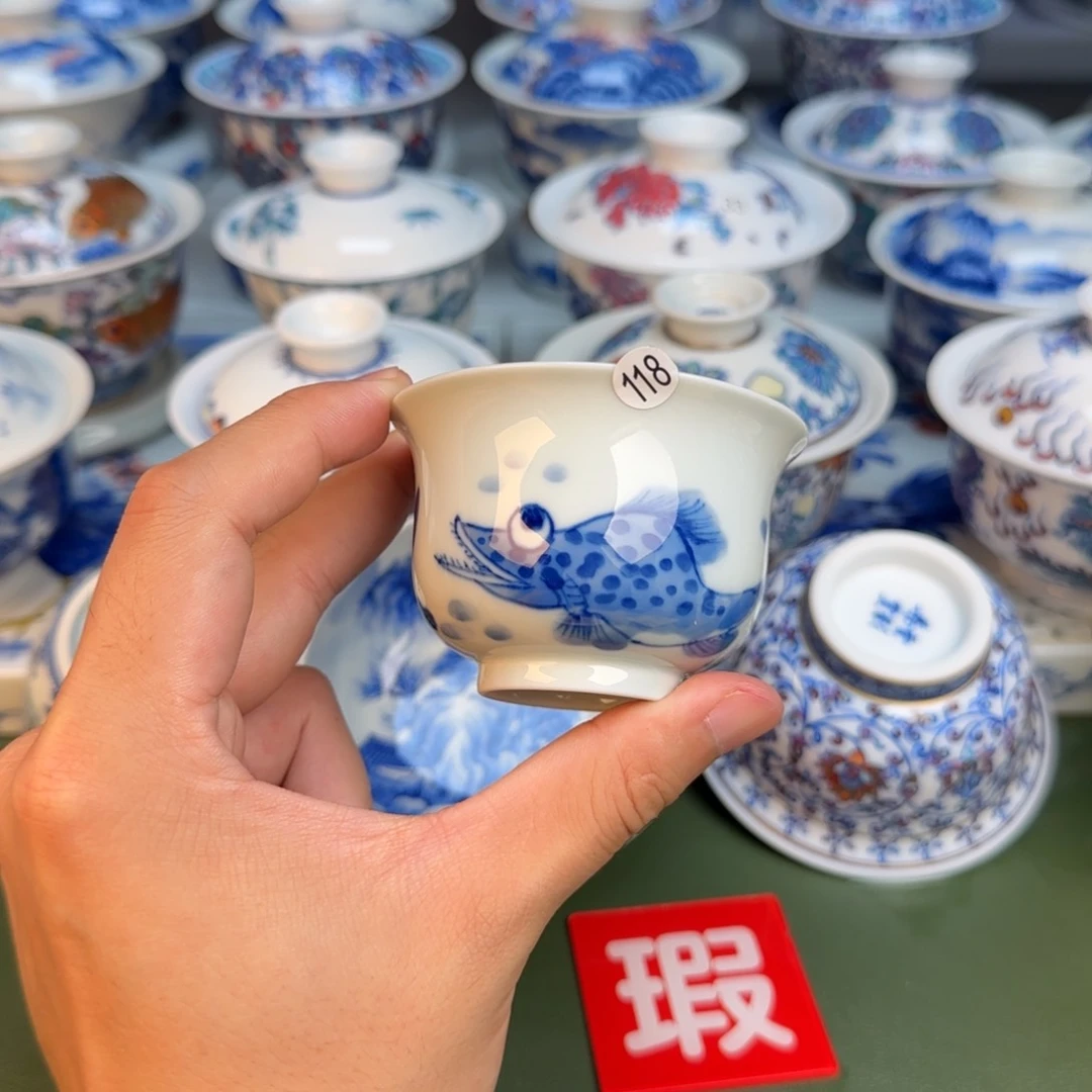 彦祖纯手工手绘茶具118