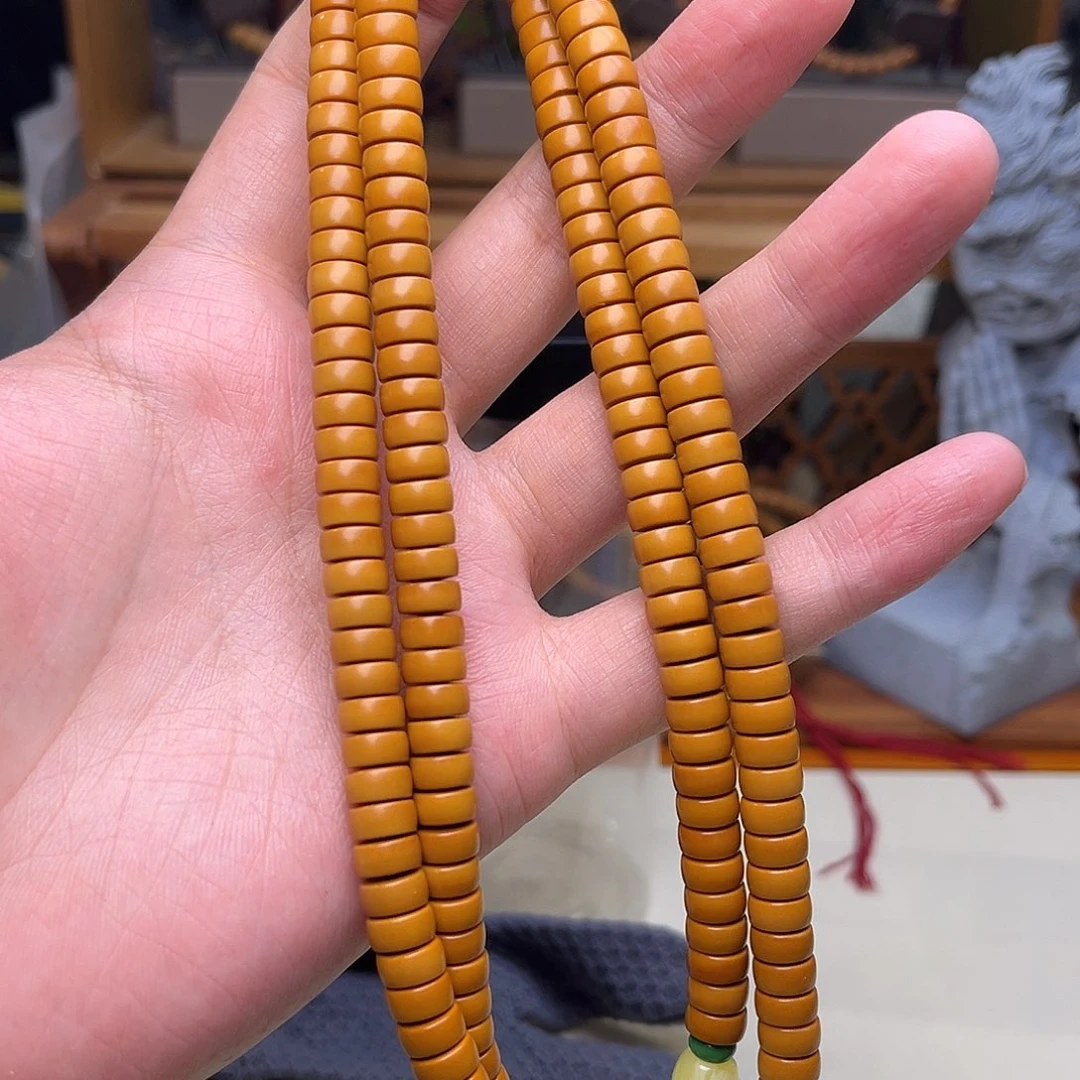 橄榄核手串/手链【听松文玩】sss级工艺精品橄榄核尖药片8.0满配