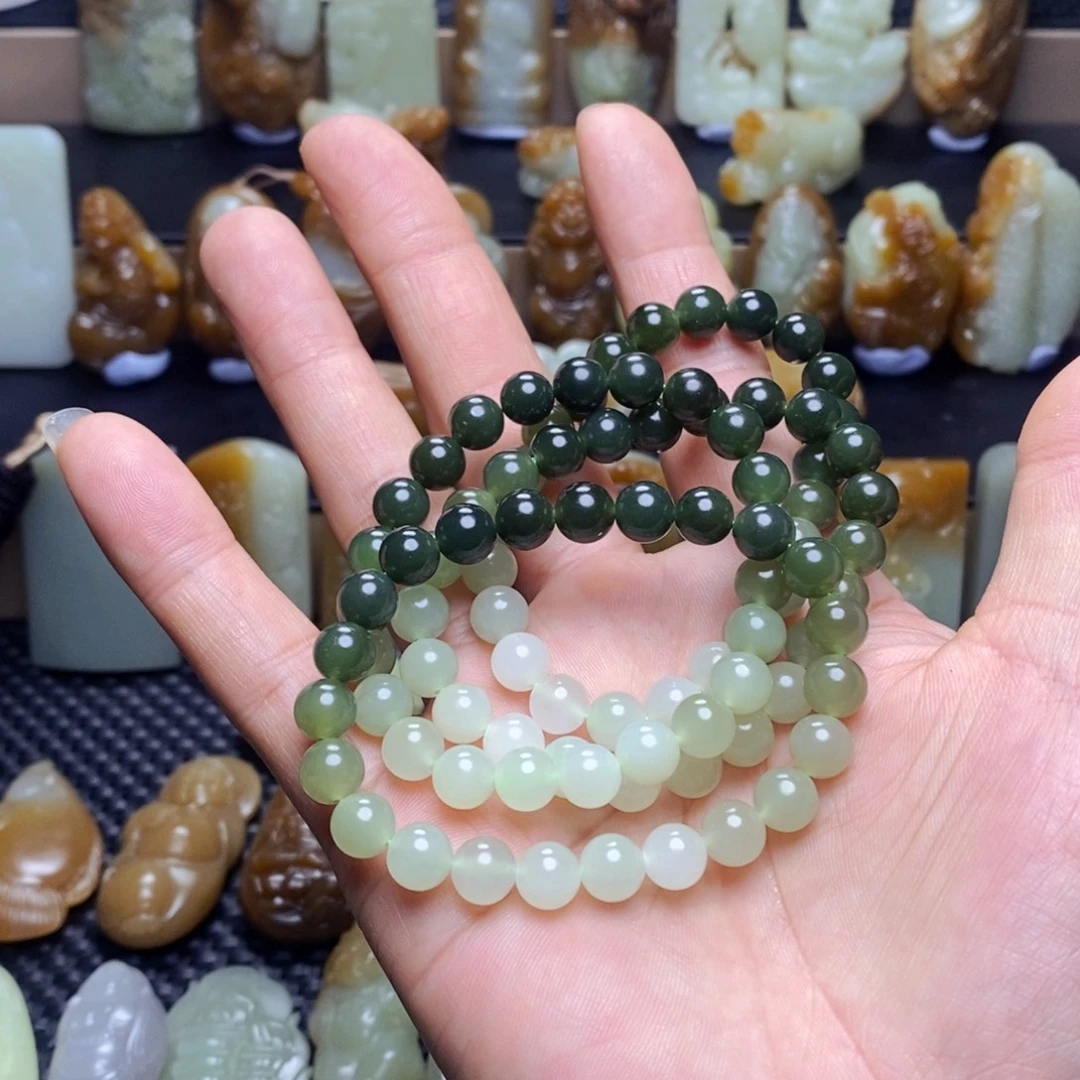 和田玉未镶嵌吊坠(不含链)