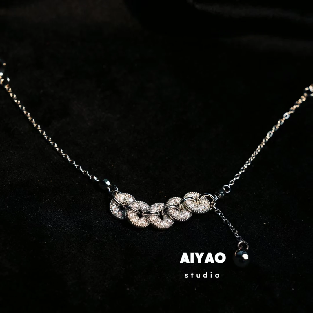 合金手链 【AIYAO】滴流五帝钱手链B38