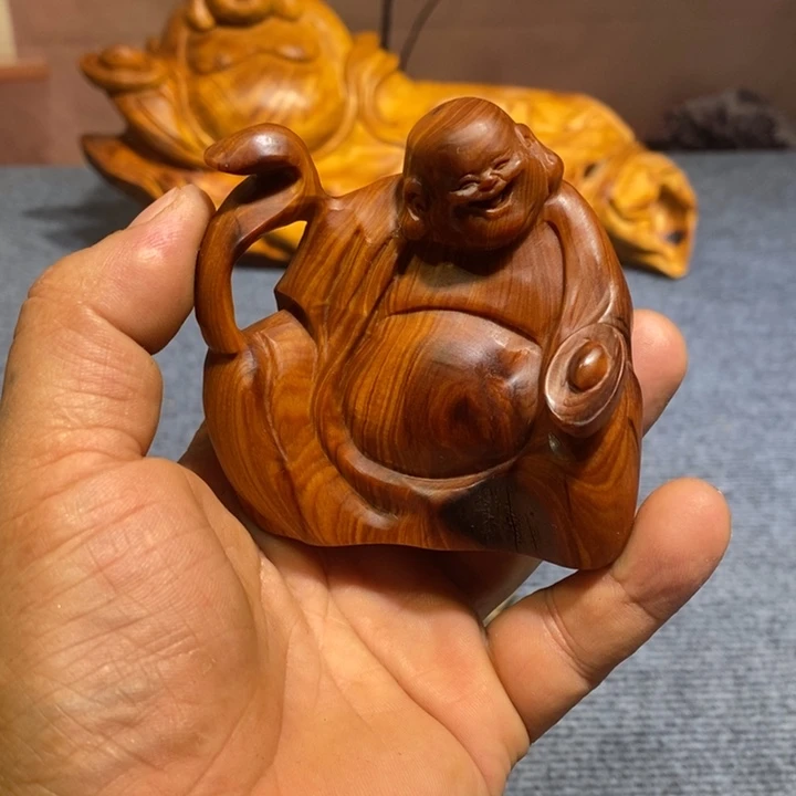 柏木（崖柏）木雕工艺品摆件家居手把件崖柏