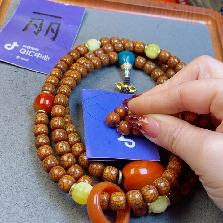 星月菩提吊坠天***d星月菩提