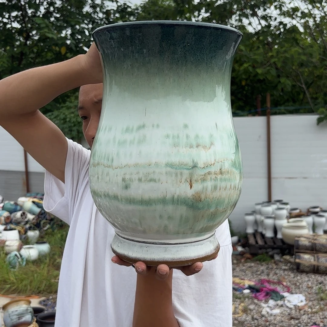 山水画葫芦口径20高度30
