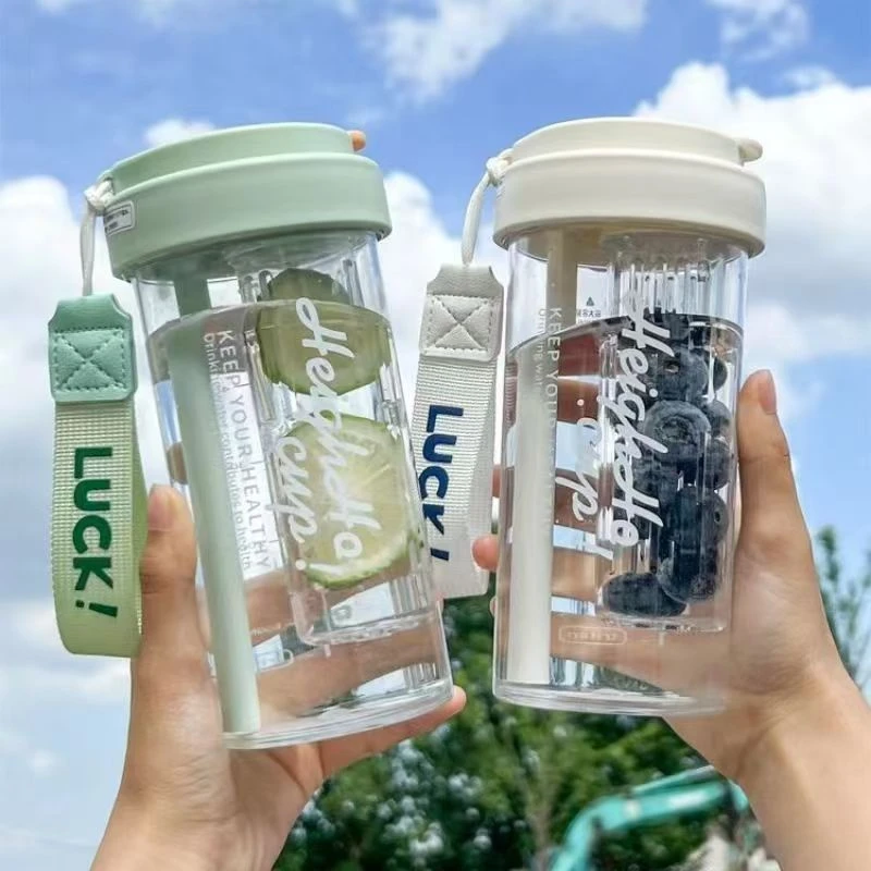 【水杯】网红水杯高颜值水杯简约水杯学生水杯防接水杯户外水杯水杯