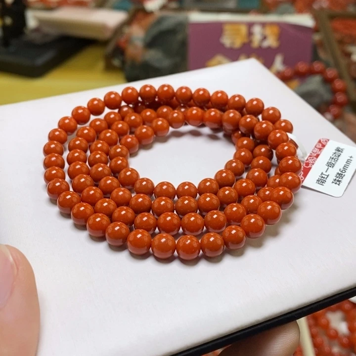 未镶嵌108颗卡6+南红玛瑙