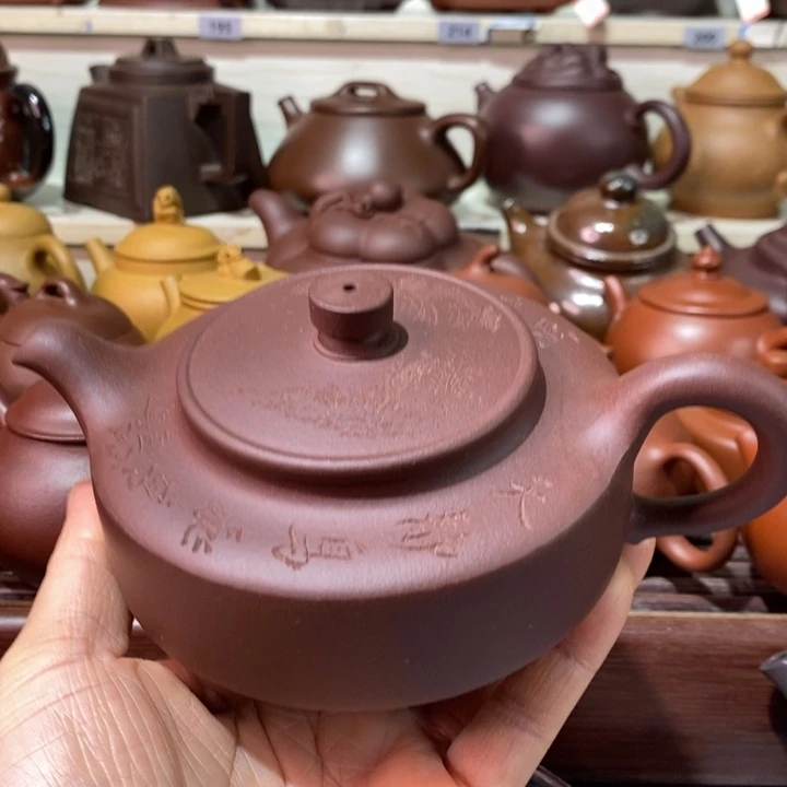茶壶紫砂微瑕处理一把