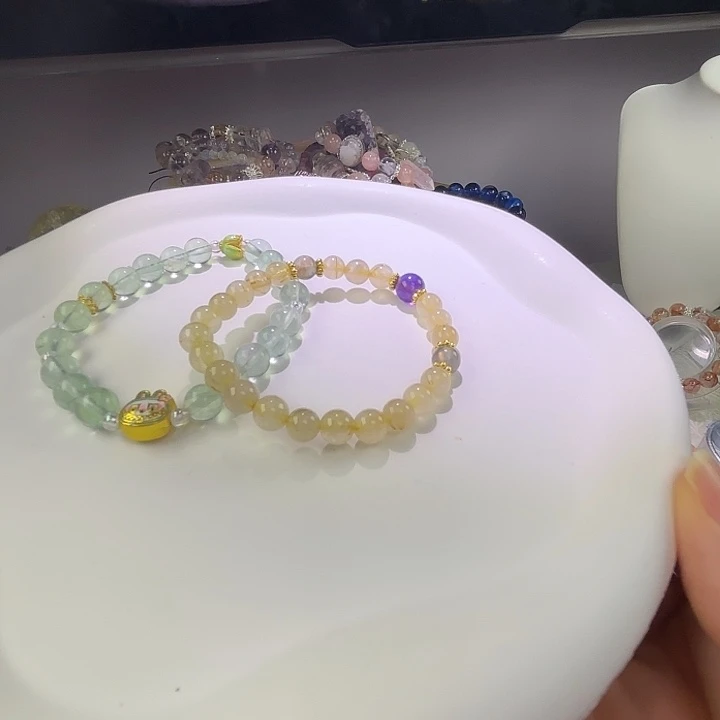 東***梦石英石纯铜洛兮手串