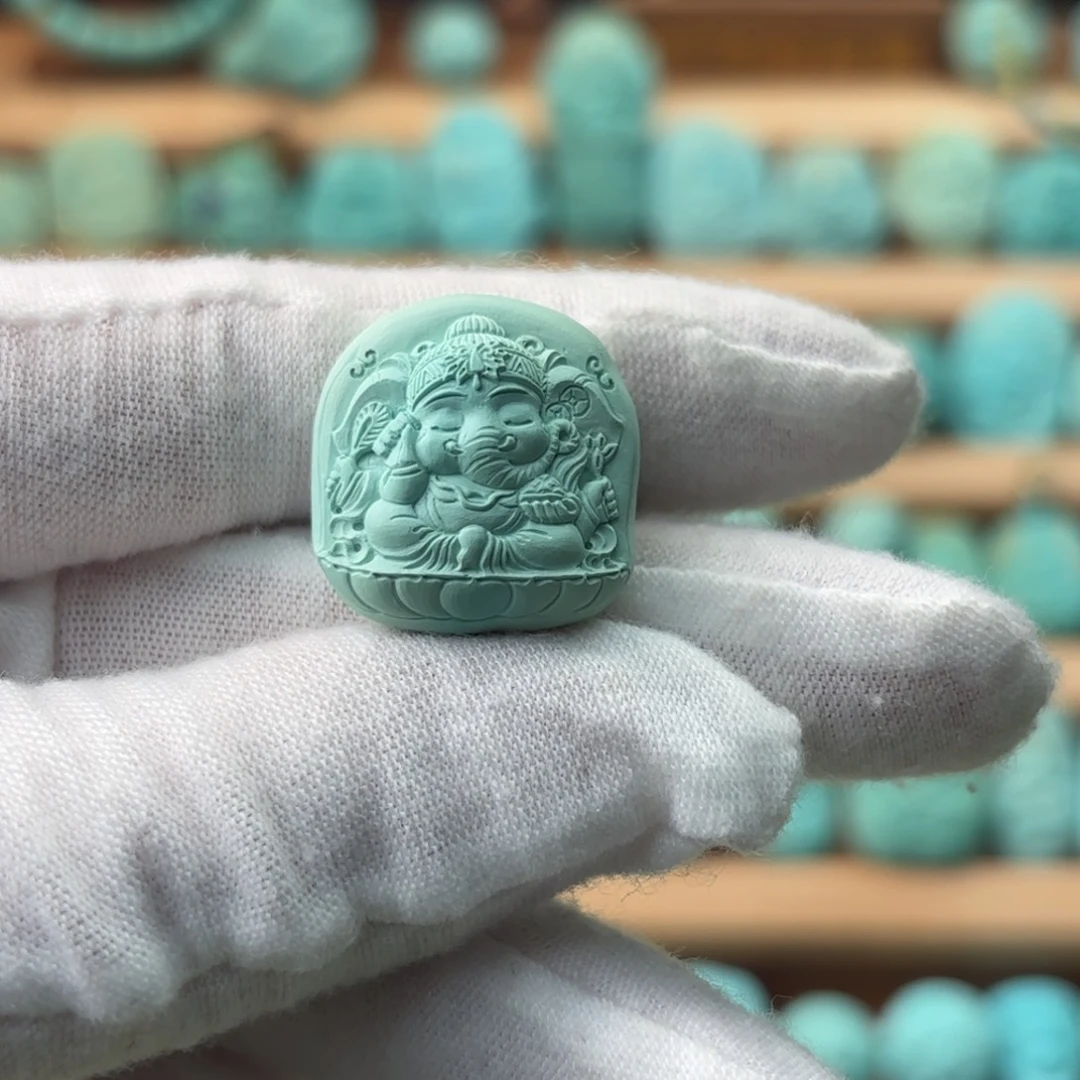 绿松石未镶嵌配饰