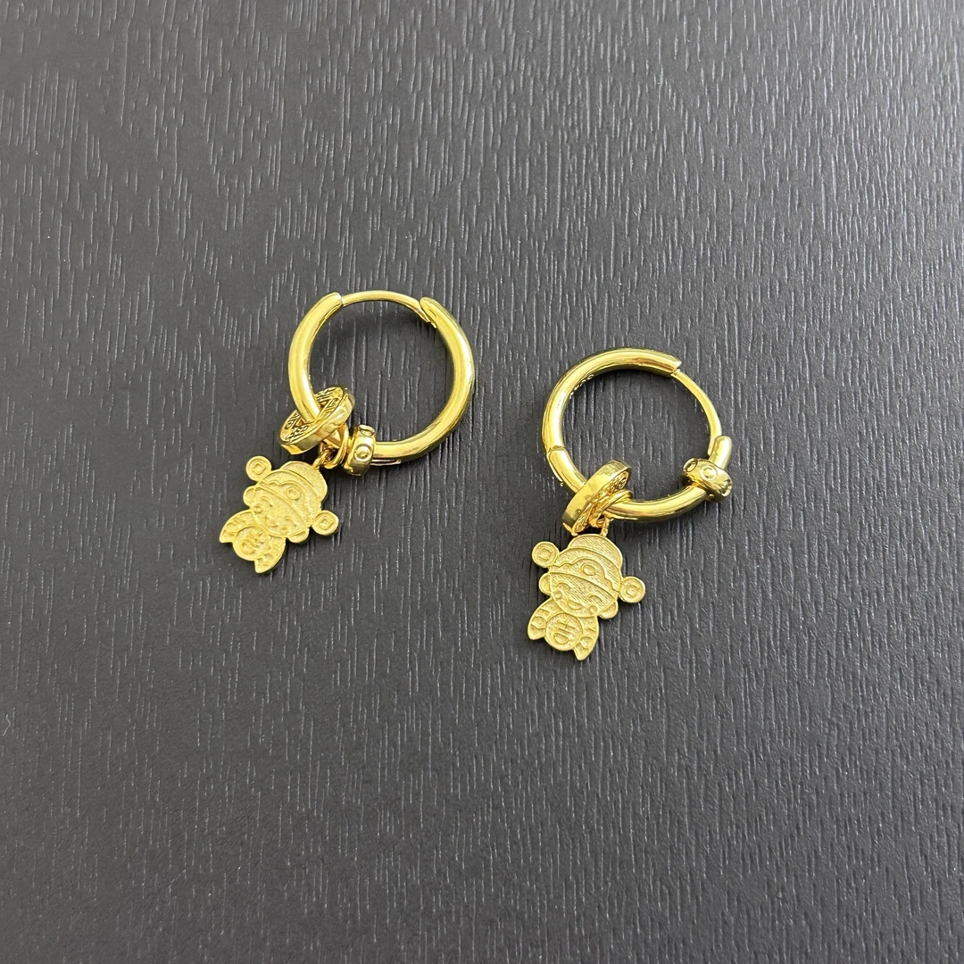 925银耳饰 【店长专享】925银小财神耳环YE922