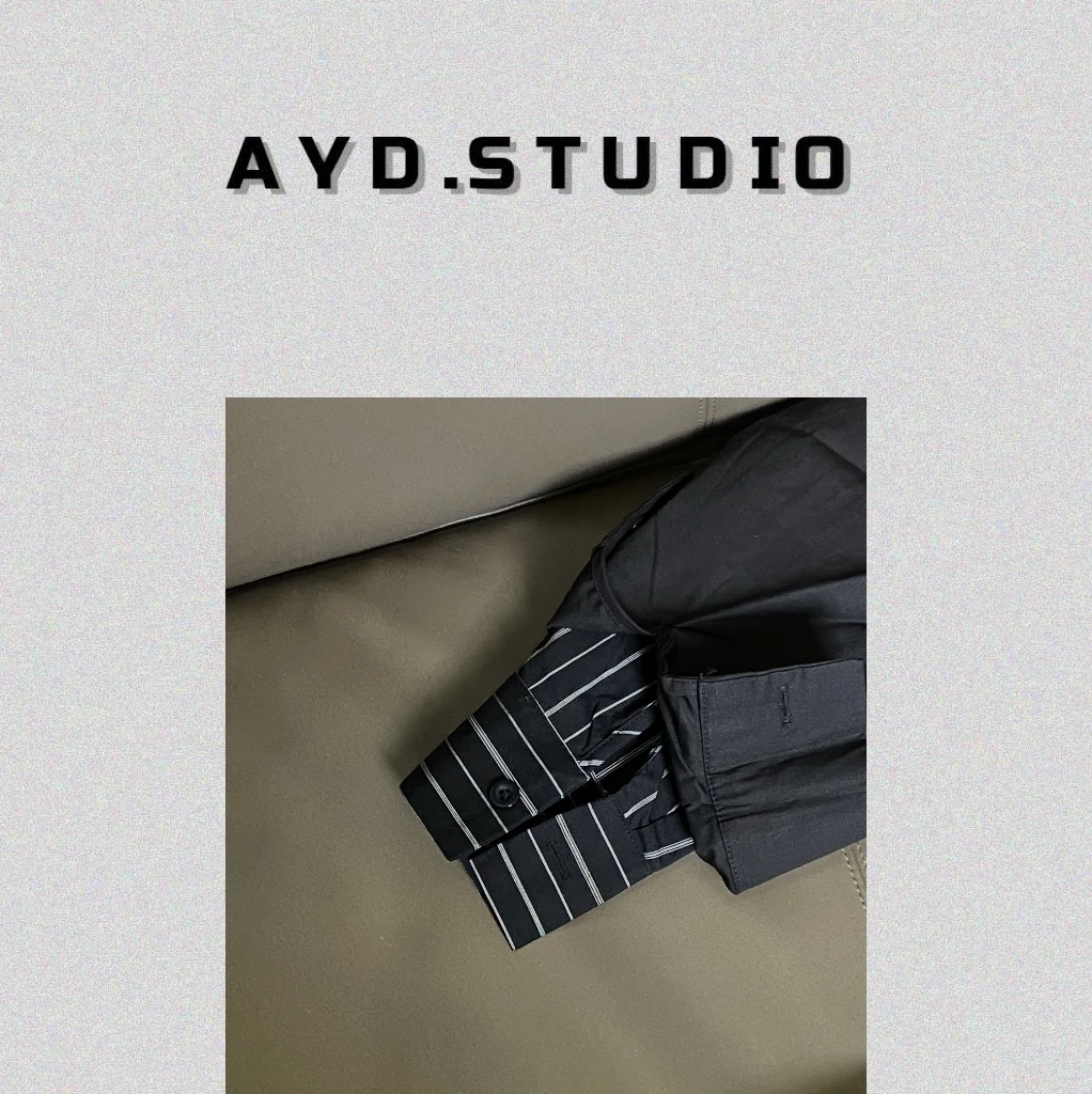 （打折出售不退不换）AYD.STUDIO长袖双袖翻领休闲风衬衫