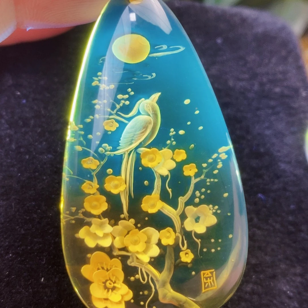 【闪购商品】金珀吊坠(不含链)未镶嵌