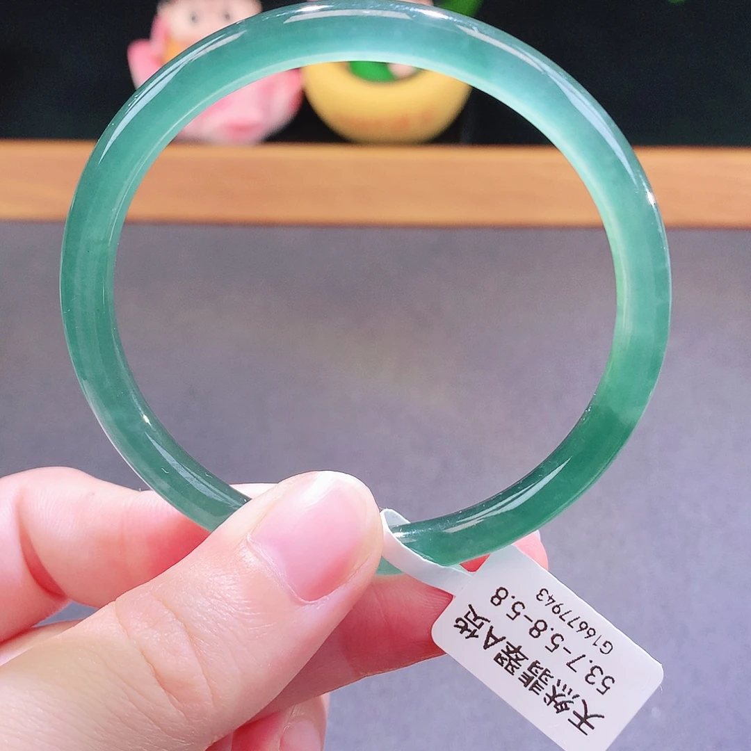 翡翠未镶嵌手镯天然翡翠