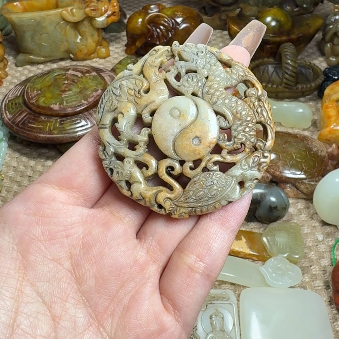 白玉菩提吊坠挂件