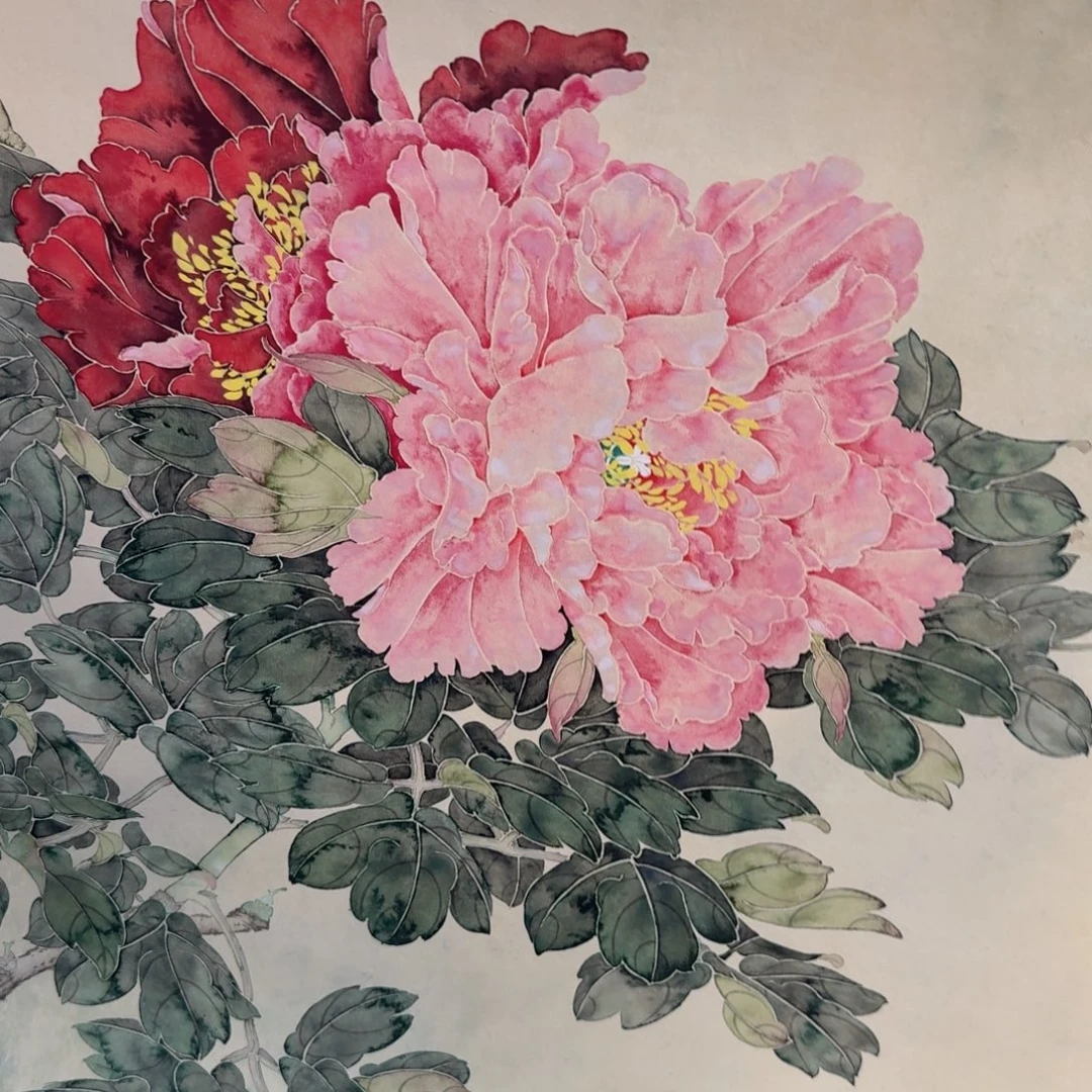 国画国画作品山水花鸟