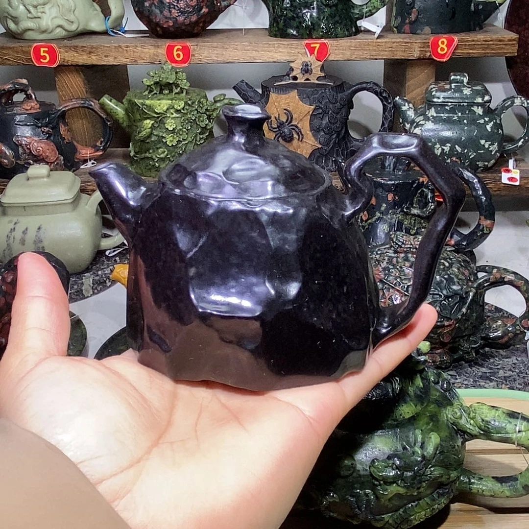 石材冰碛岩随形壶
