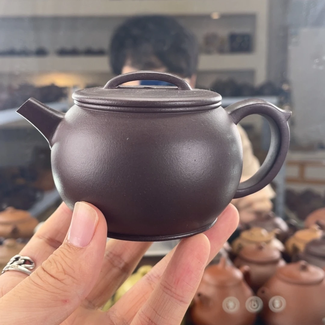 茶壶紫砂150cc老紫泥茶壶