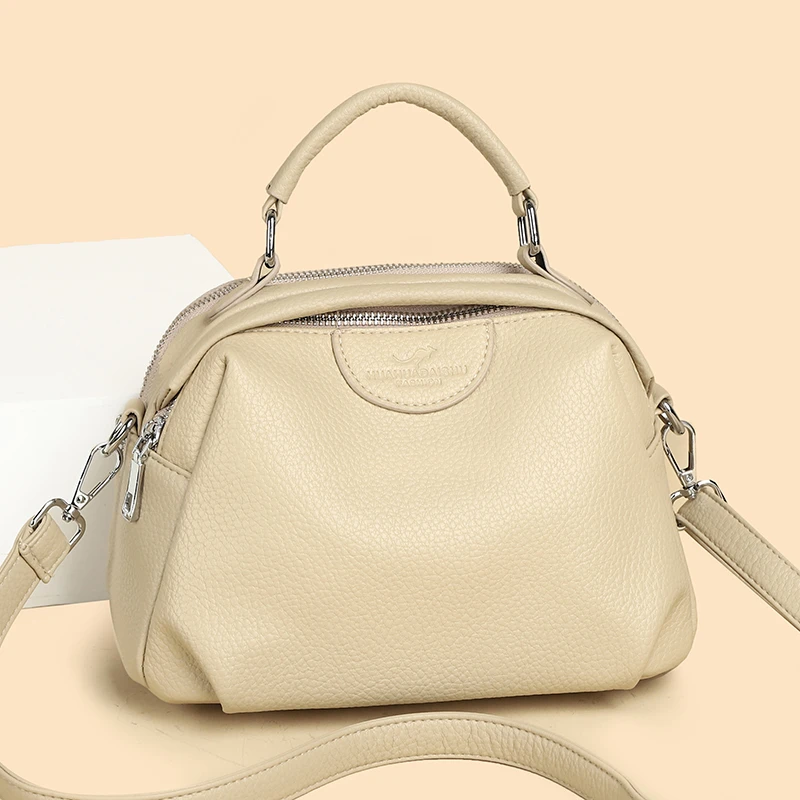 双11芭藜袋鼠保龄球包包女士百搭手提包简约单肩包休闲通勤斜挎包