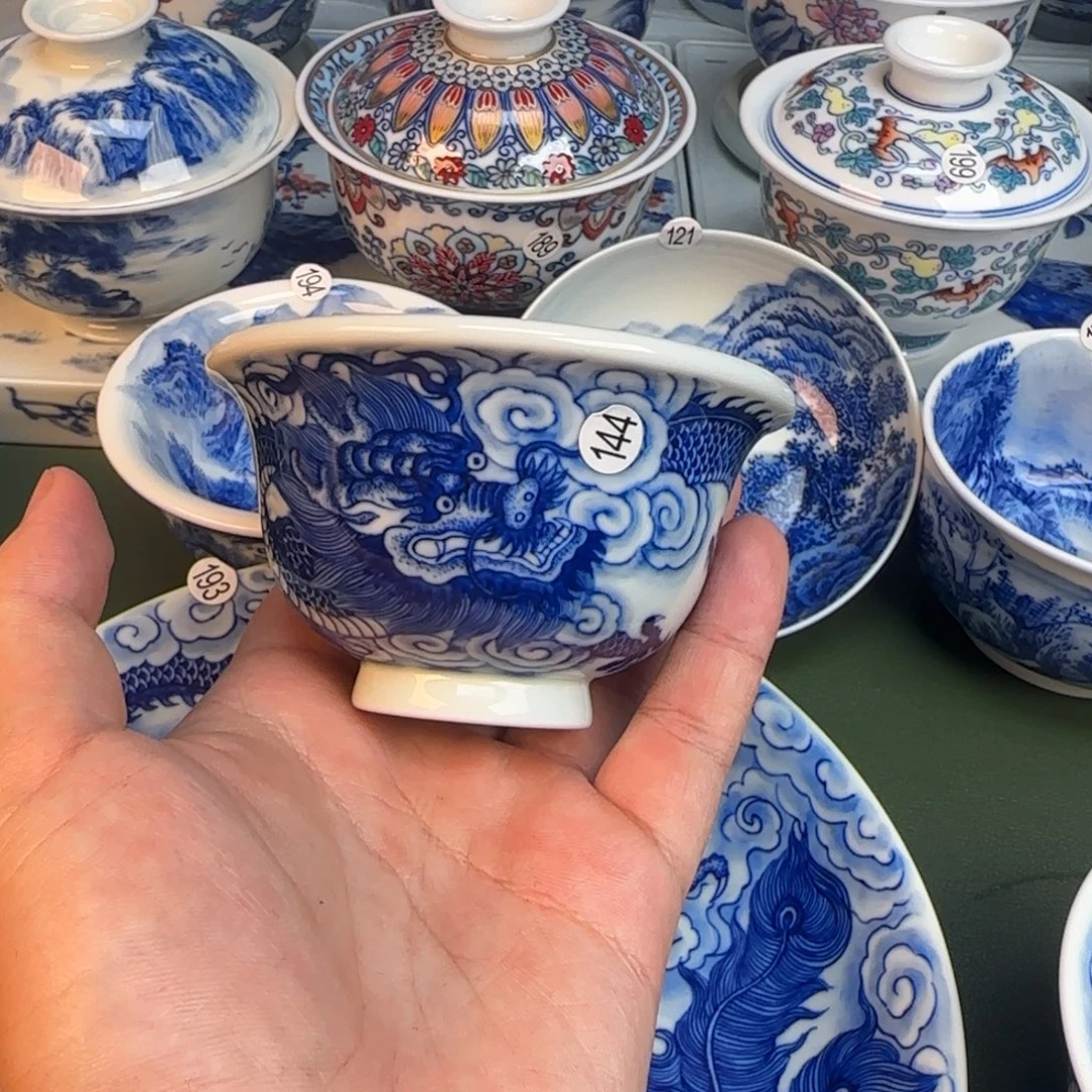 彦祖纯手工手绘茶具144