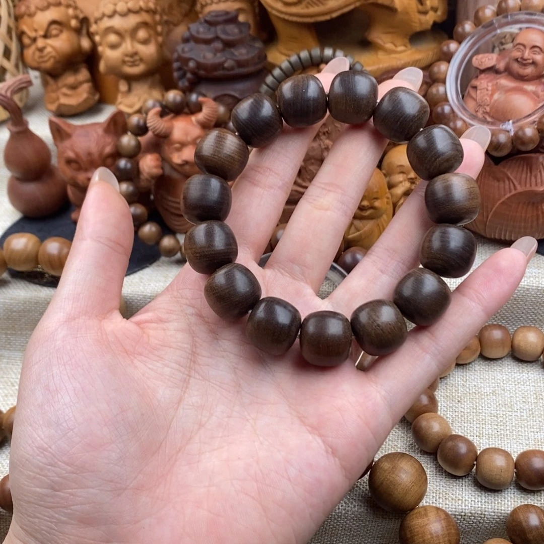 檀香木手串/手链老山檀香，奶香15.16