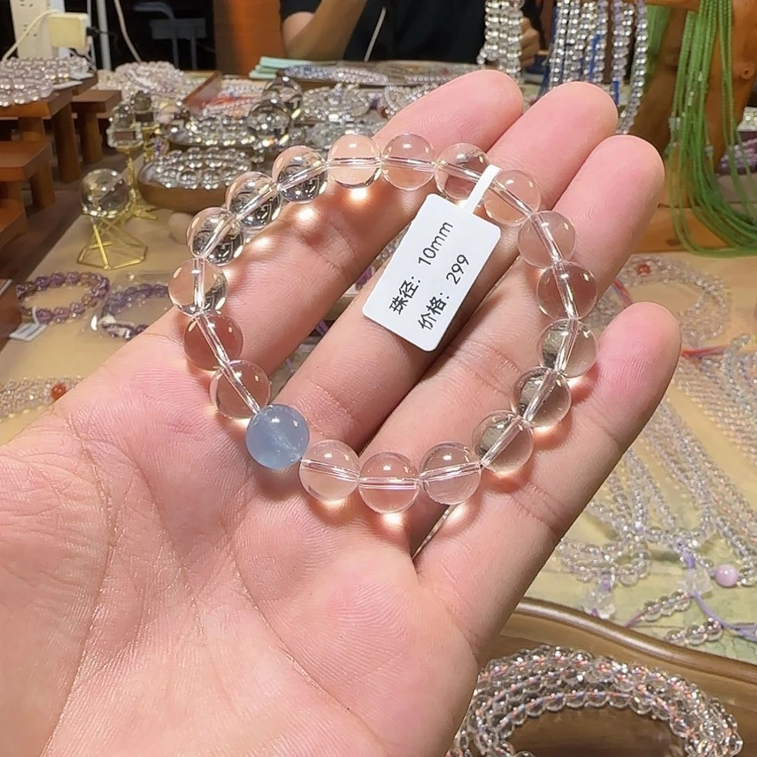 发****水晶手串未镶嵌白水晶