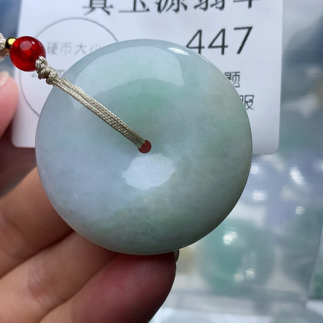 翡翠未镶嵌颈饰447