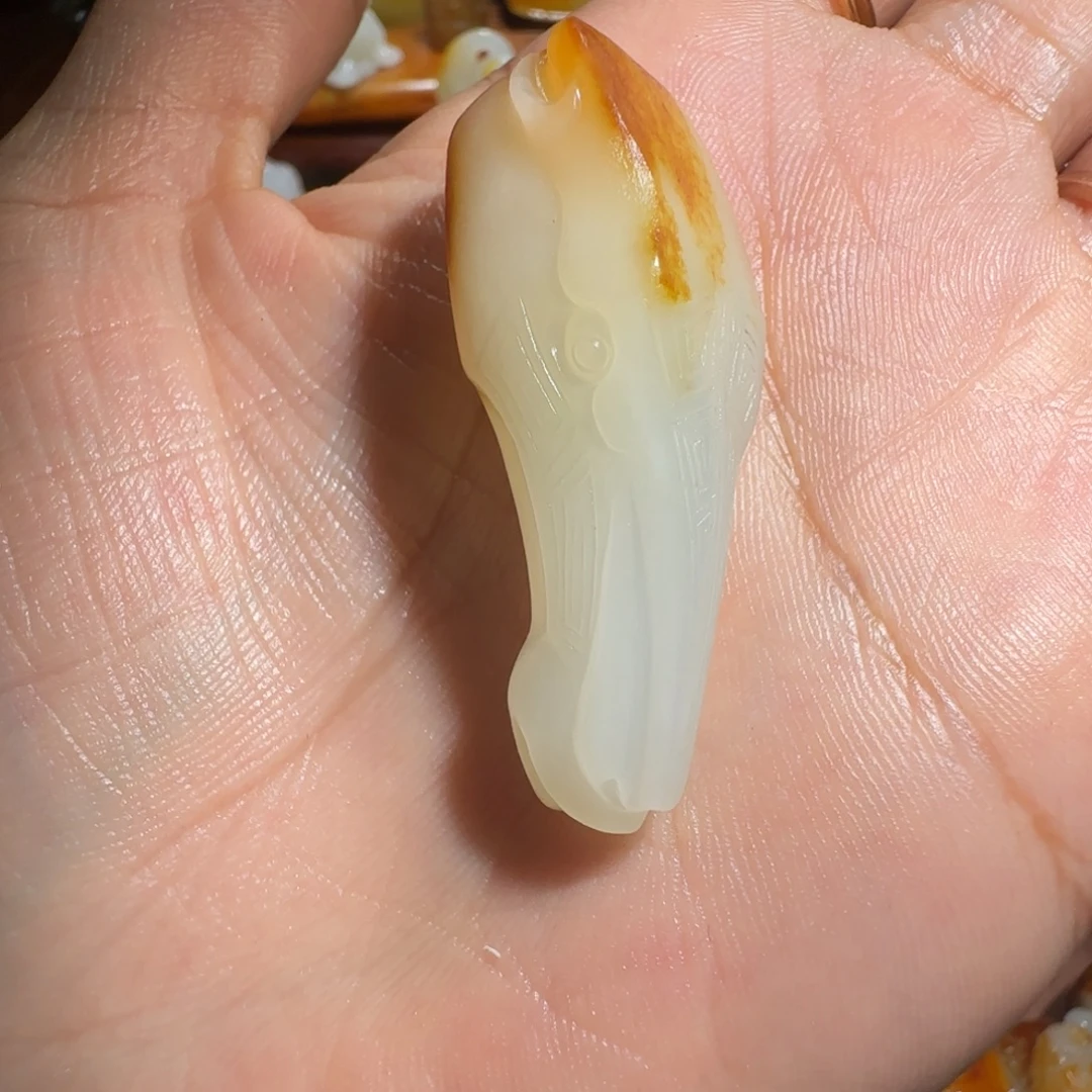 唐***者和田玉未镶嵌挂件