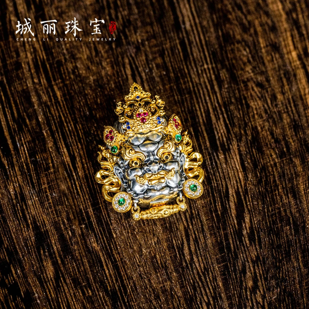 吊坠925银 黑才才吊坠/个FL-2213