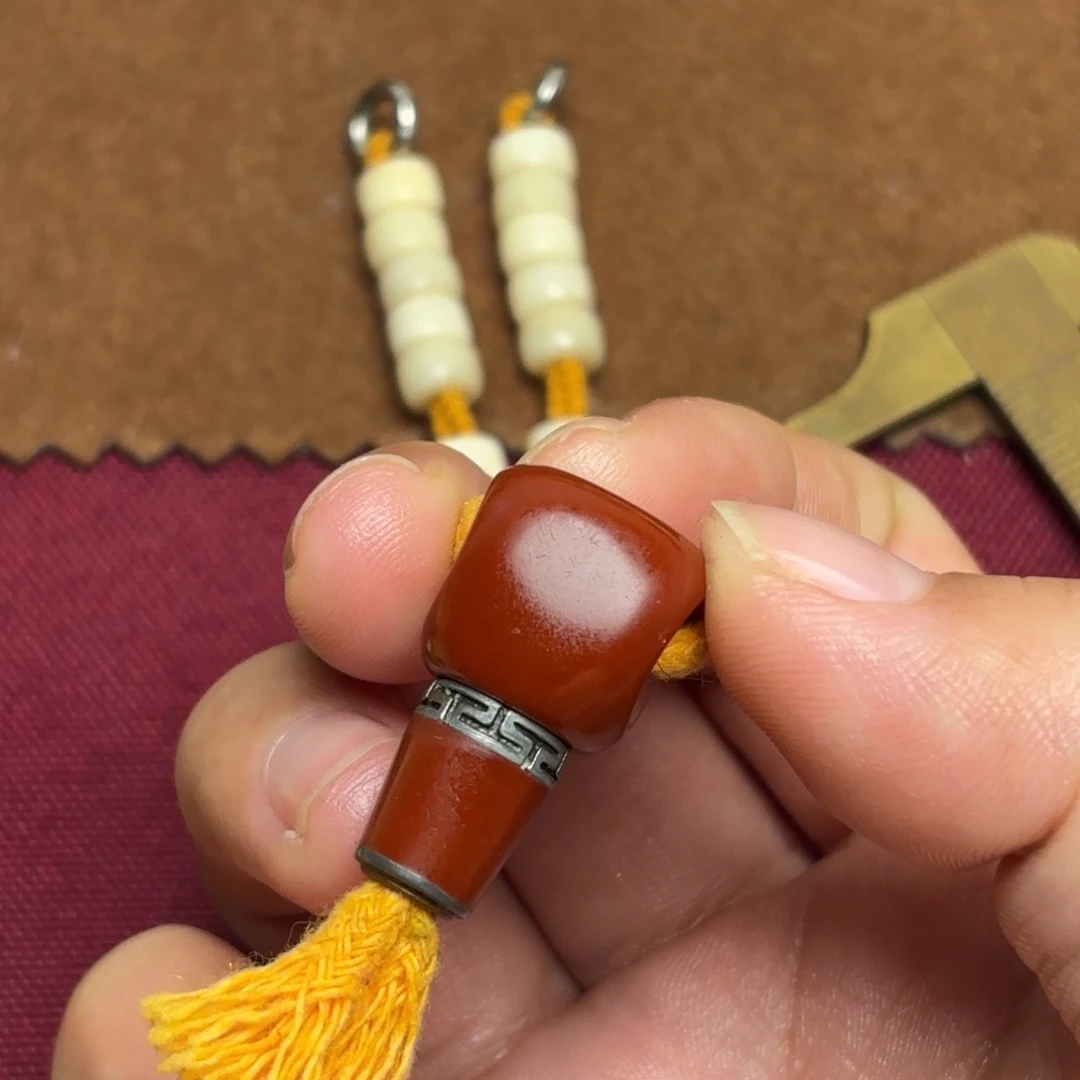 玻璃颈饰藏传小配饰