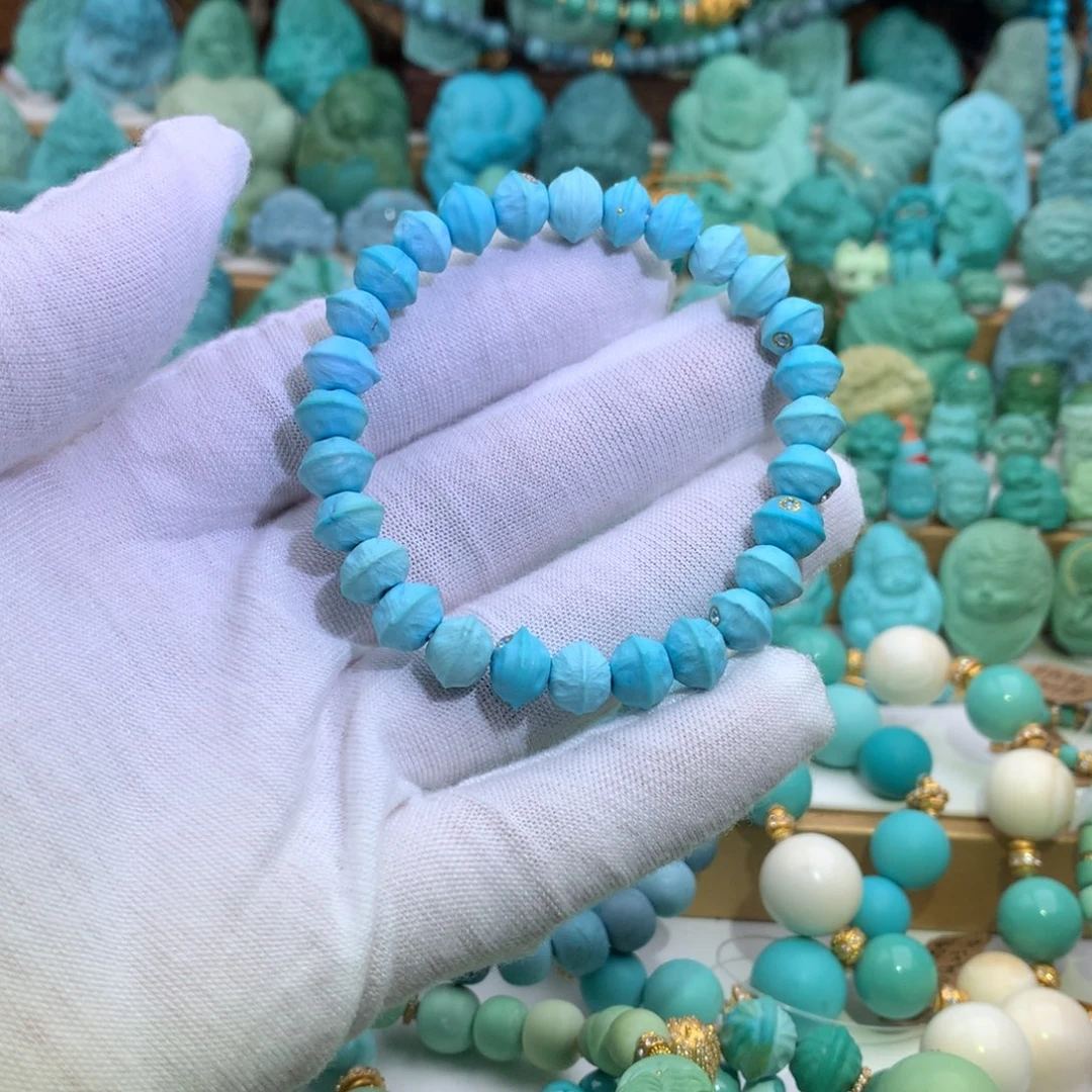 绿松石未镶嵌手链