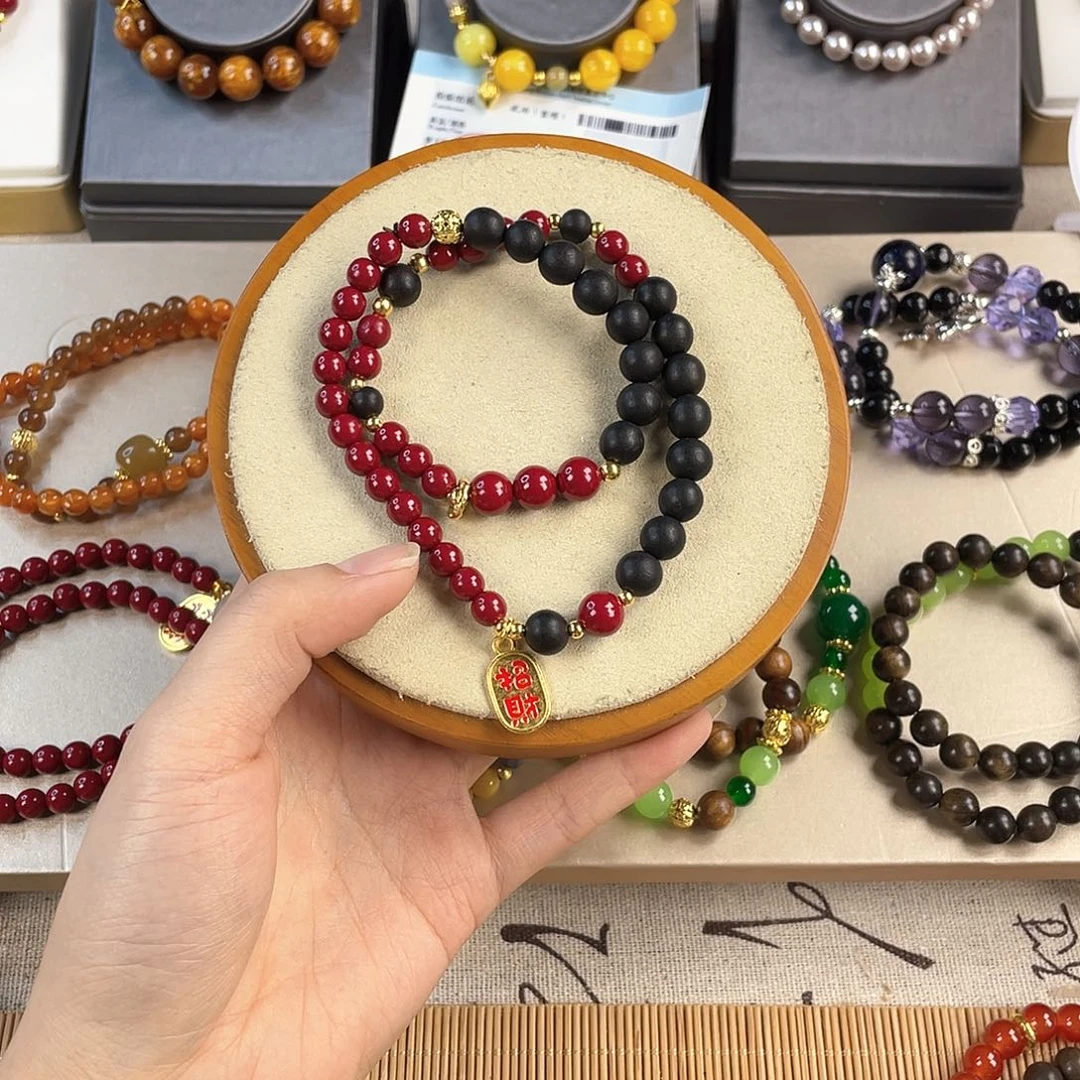 针钠钙石手饰银S925镀金镶嵌