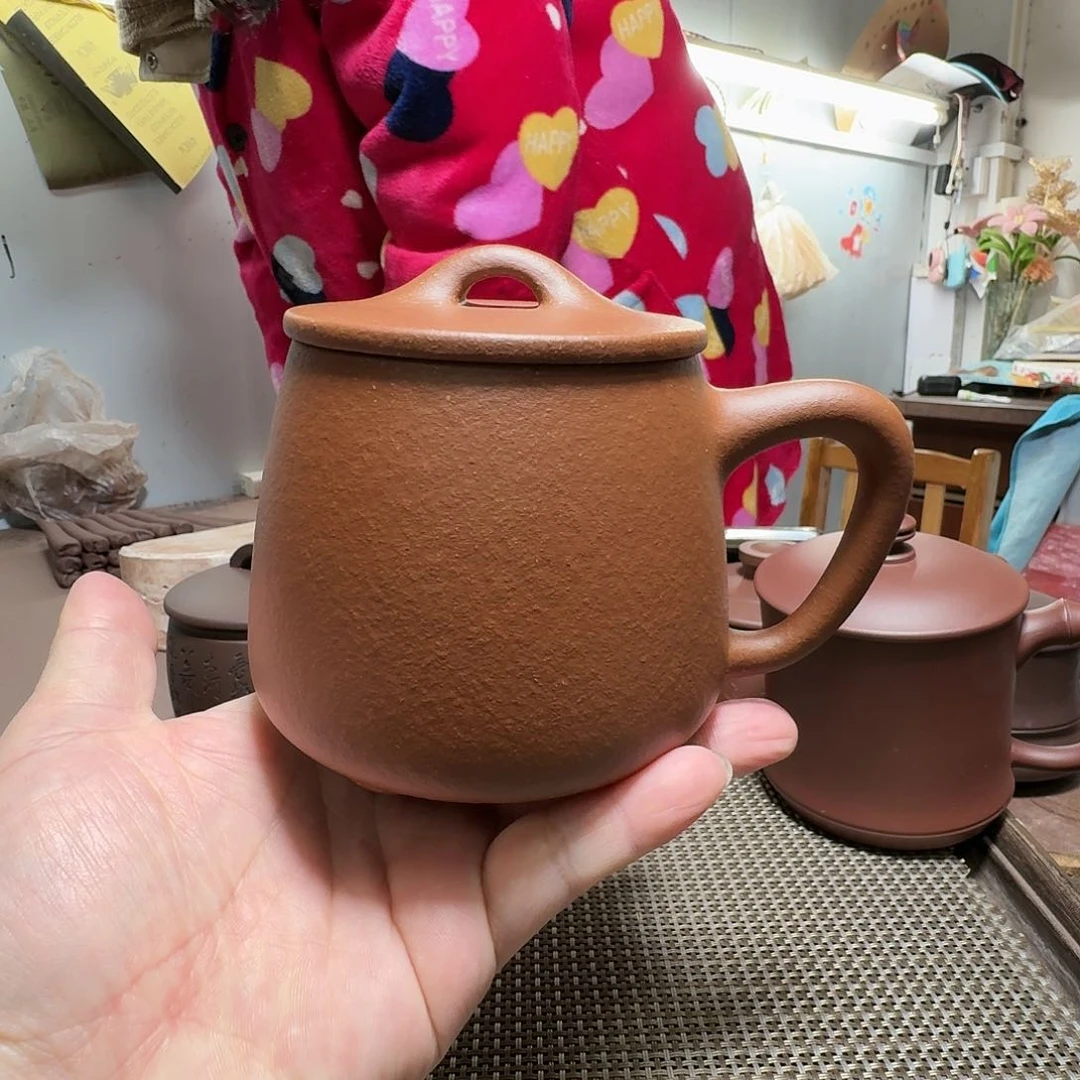 紫砂茶杯?***?宜兴紫砂盖杯家用