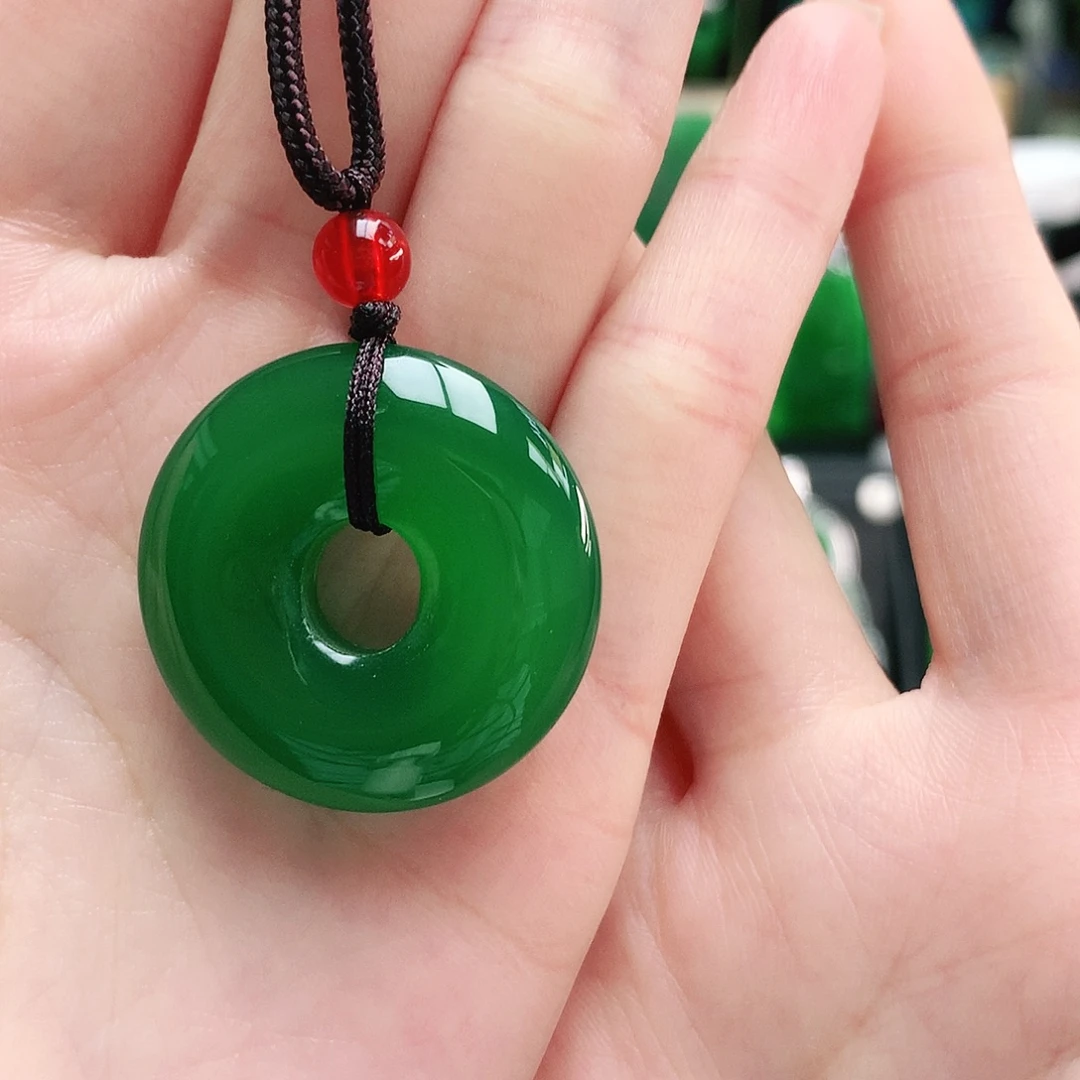 玛瑙/玉髓未镶嵌吊坠