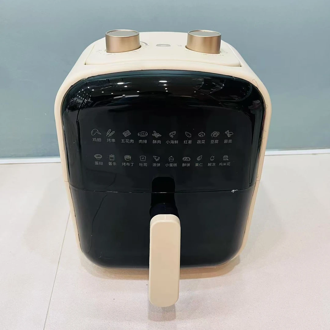 6升空气炸锅大容量多功能空气电炸锅全自动家用一体机方形无0