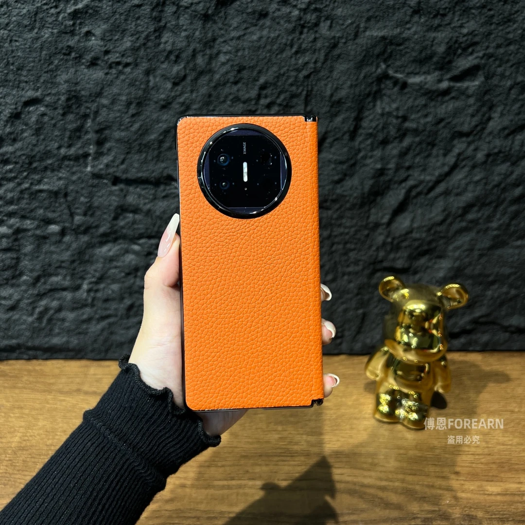 适用于华为matex5手机壳真皮折叠屏matex3典藏版x3超薄ALT-AL10