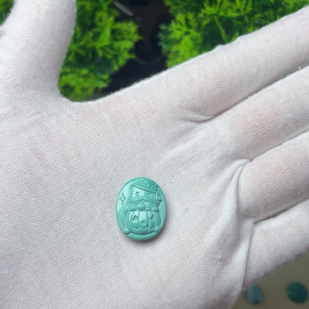 绿松石未镶嵌吊坠(不含链)