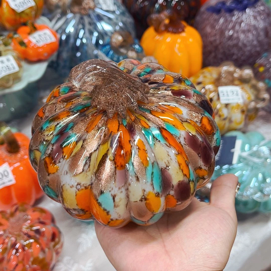 南瓜 家悦美居琉璃摆件