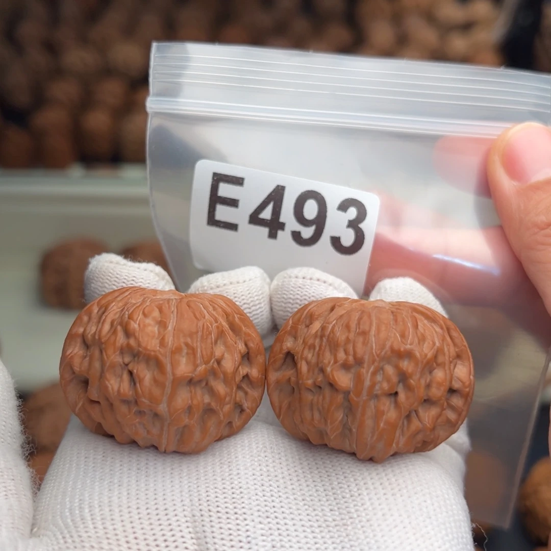 吊坠文玩核桃E493正磨38