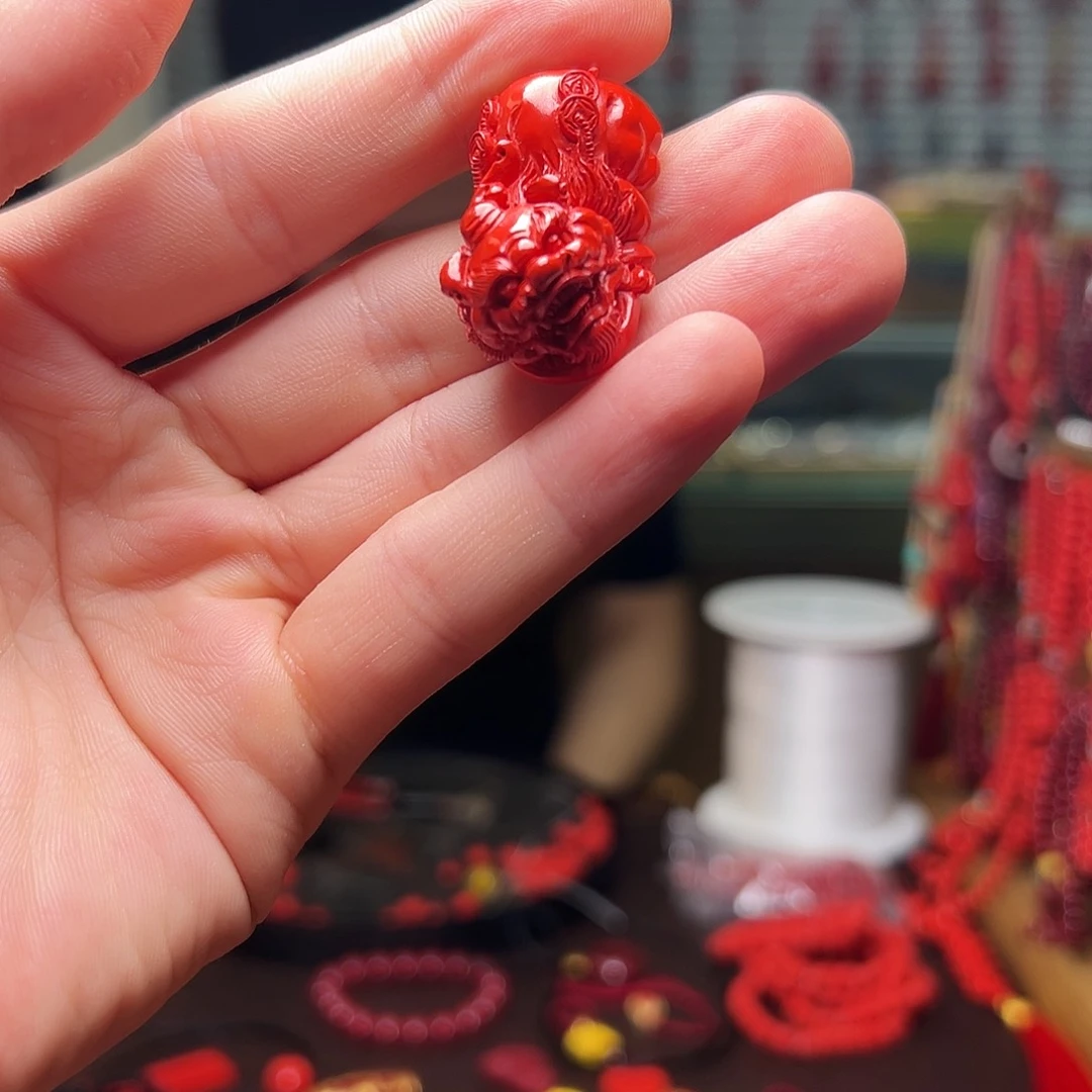 天然辰砂朱砂车挂