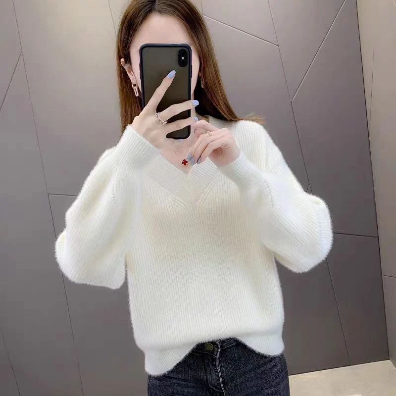 【编号766-810】新款时尚百搭秋冬加厚保暖韩版打底开衫毛衣女