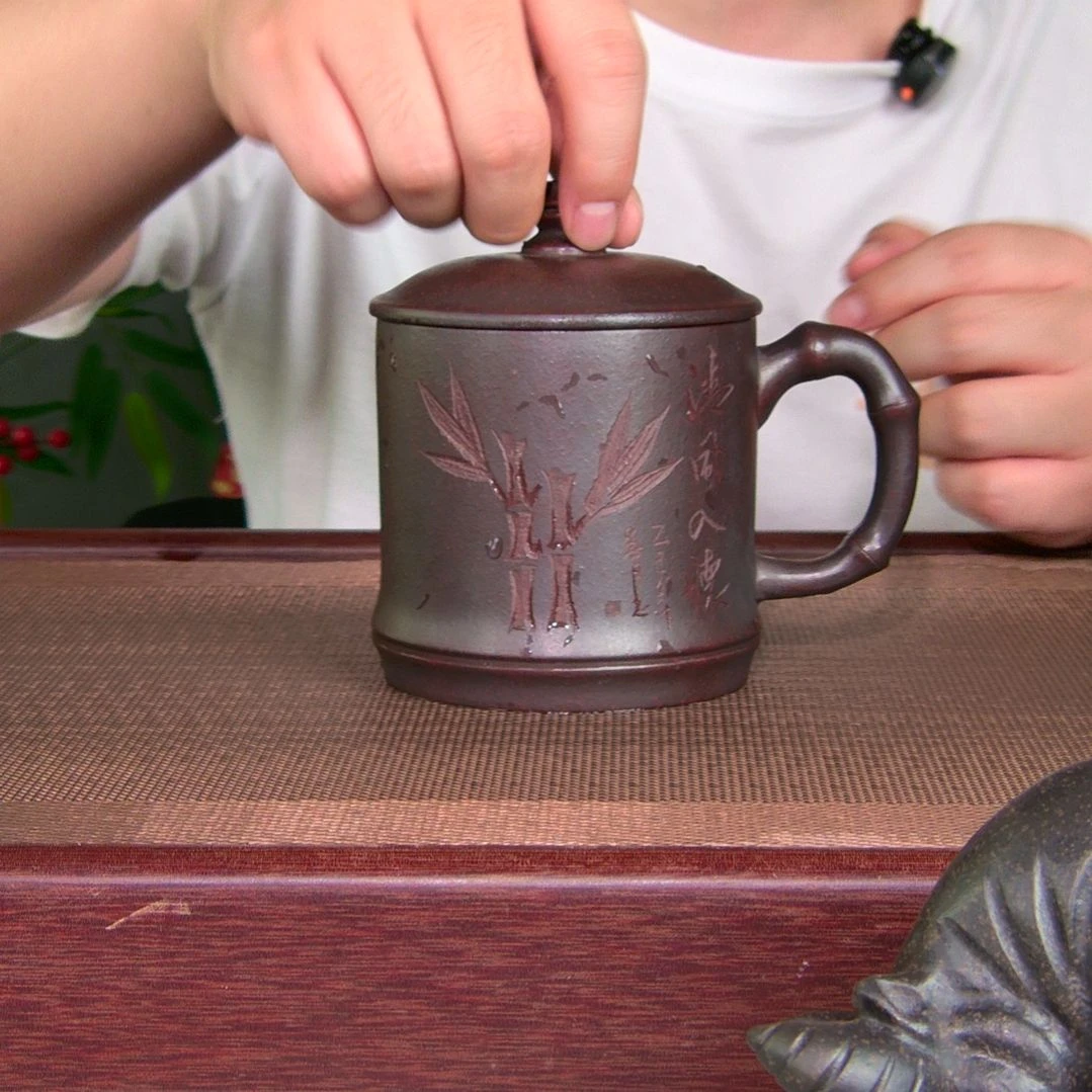 茶杯紫砂高货放漏