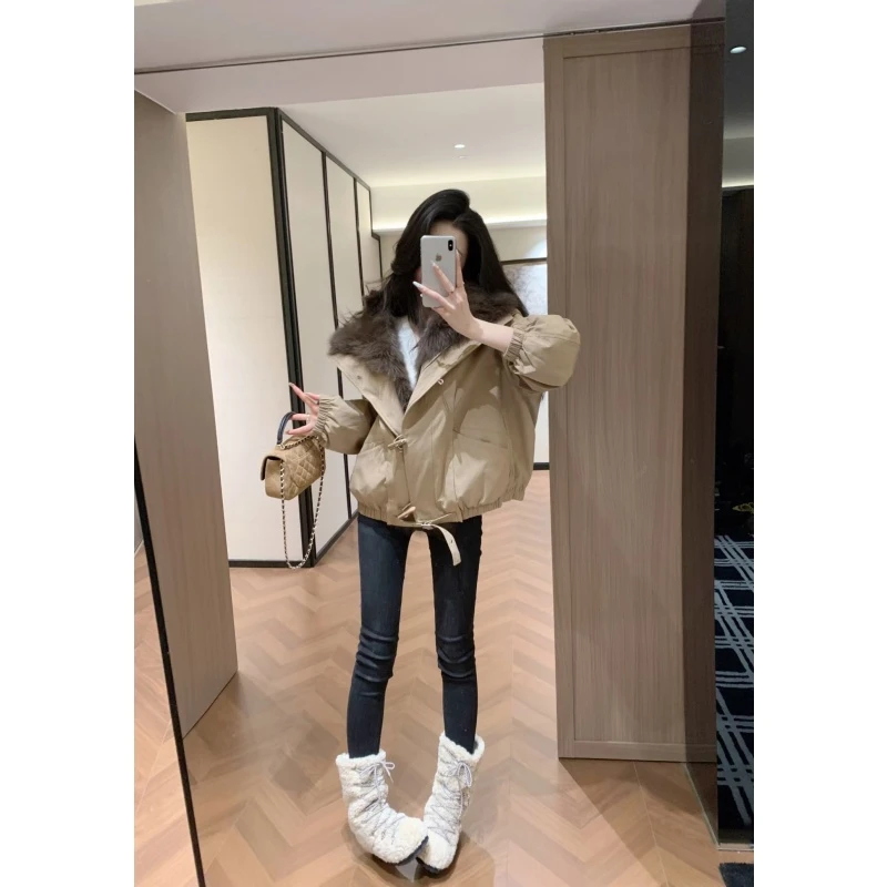 老钱风复古高级感洋气短款外套秋冬新款气质高腰时尚休闲长裤套装