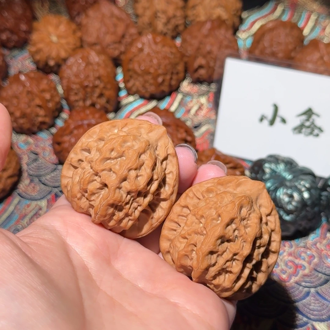 文玩核桃把件1762号39蓟县佛肚文玩核桃