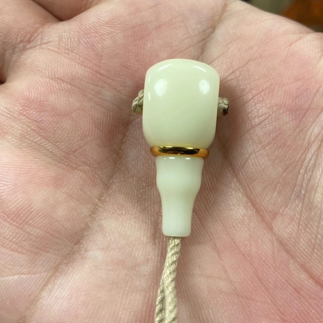 雪巴琉璃金腰带分体三通14mm尺寸文玩配饰