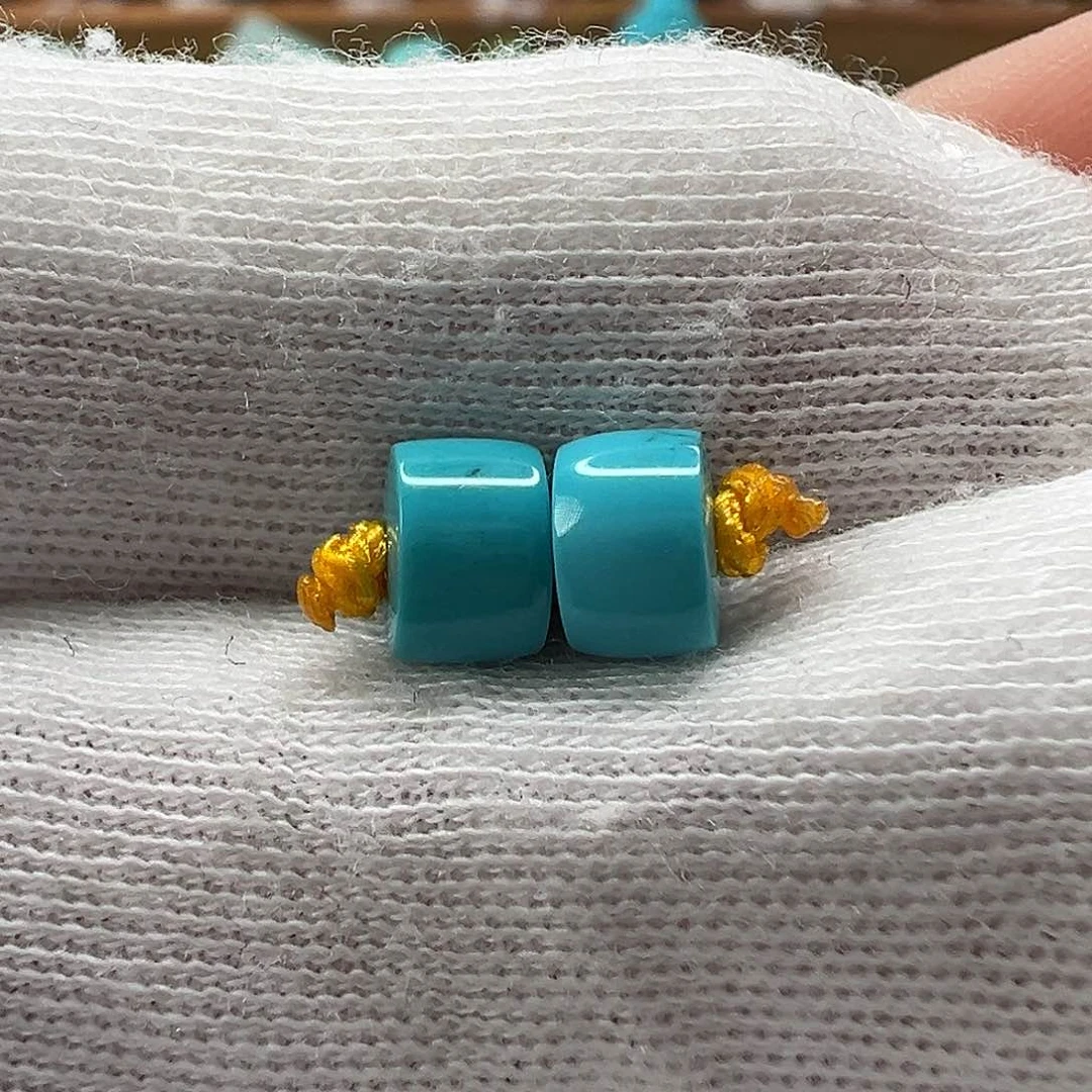 绿松石直切珠 未镶嵌