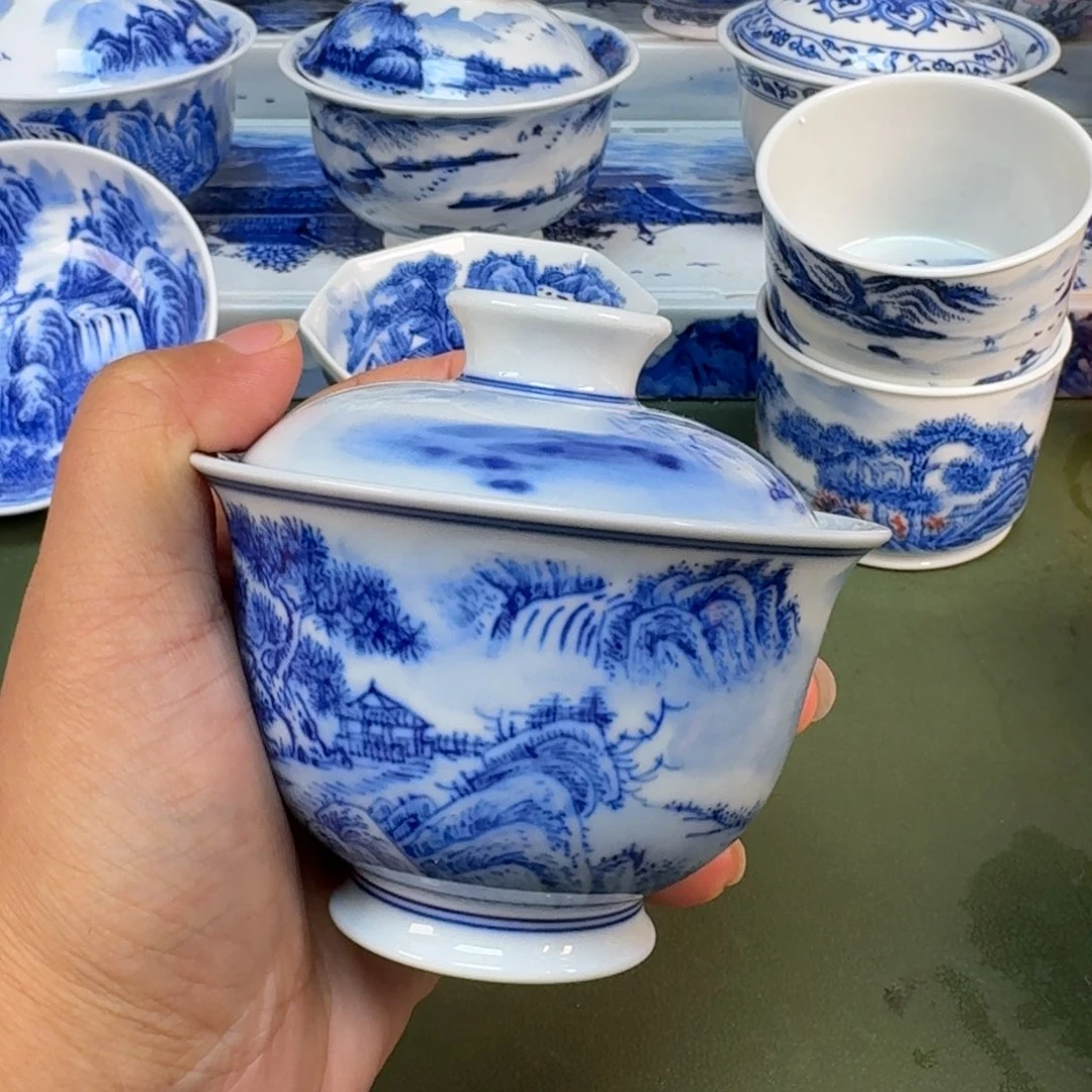 景德镇纯手绘茶具圆圆231