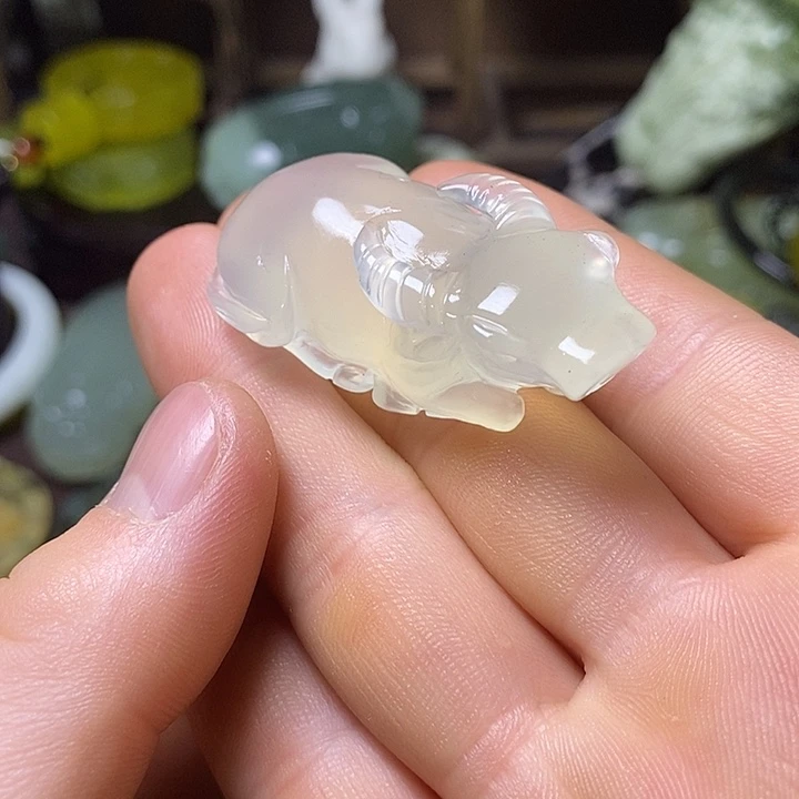 岫玉未镶嵌岫玉颈饰