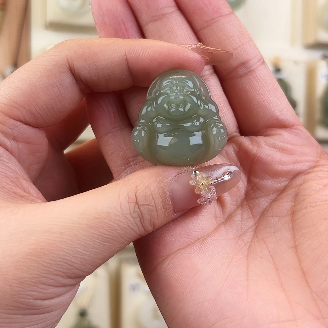 W***光和田玉未镶嵌吊坠(赠链)