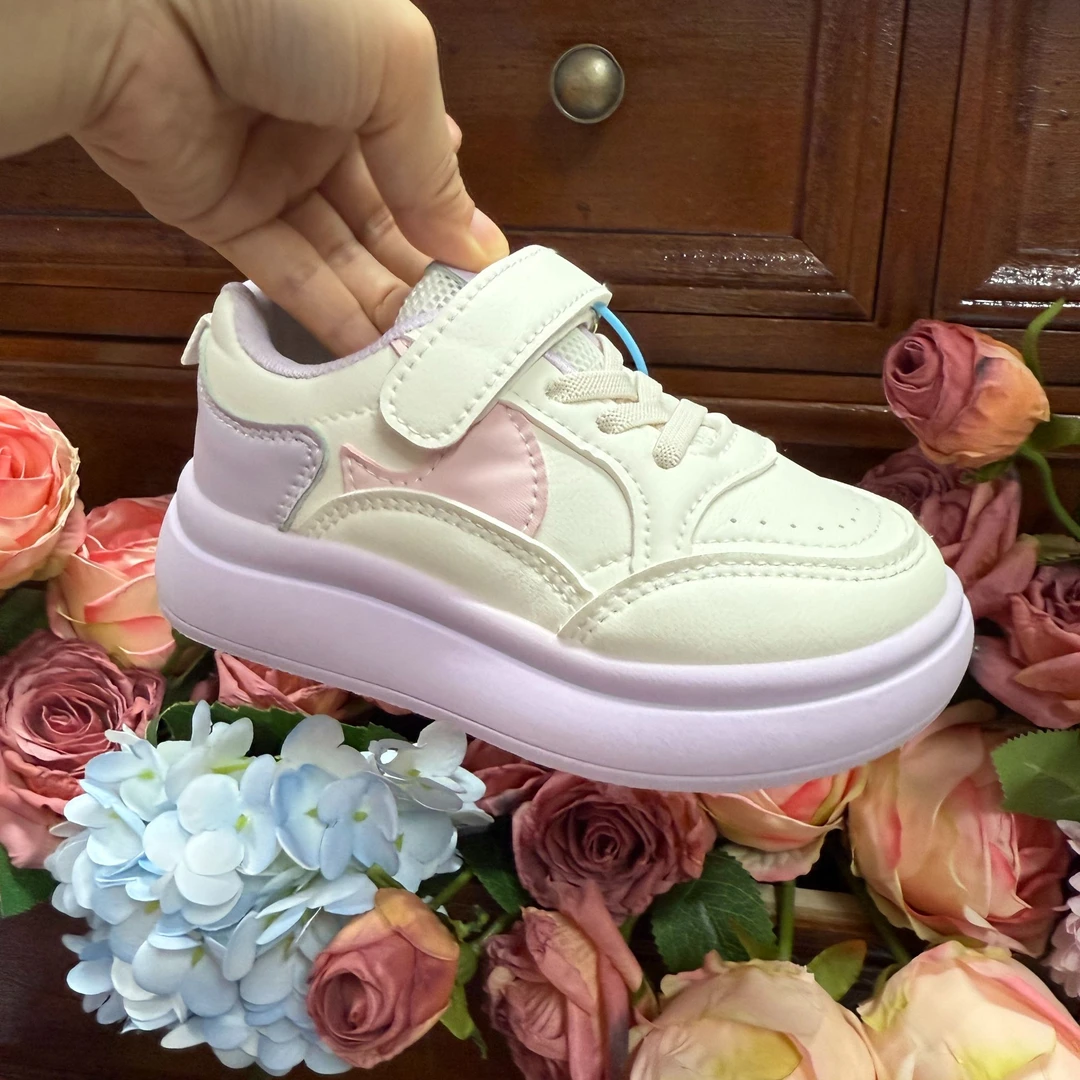 【小胖子专属】20010新款儿童百搭防滑软底小白鞋运动休闲板鞋